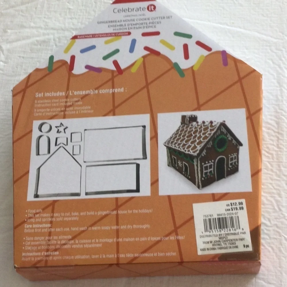 Gingerbread House Cookie Cutter Set
